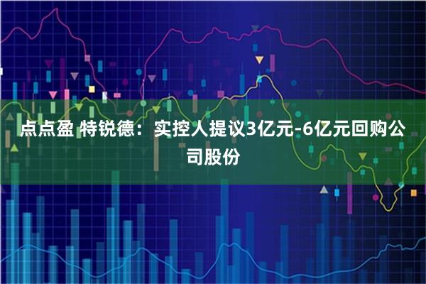 点点盈 特锐德：实控人提议3亿元-6亿元回购公司股份