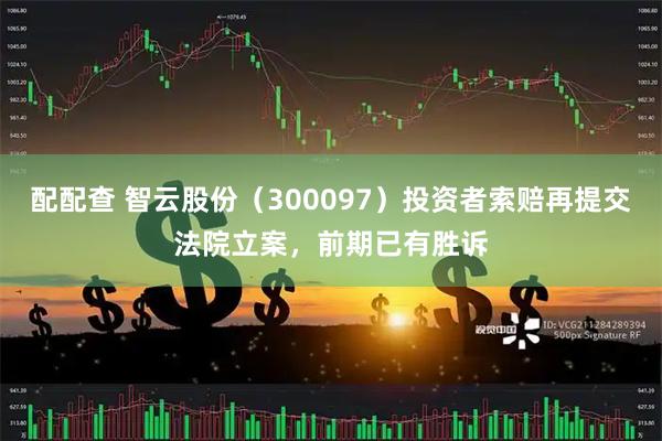 配配查 智云股份（300097）投资者索赔再提交法院立案，前期已有胜诉